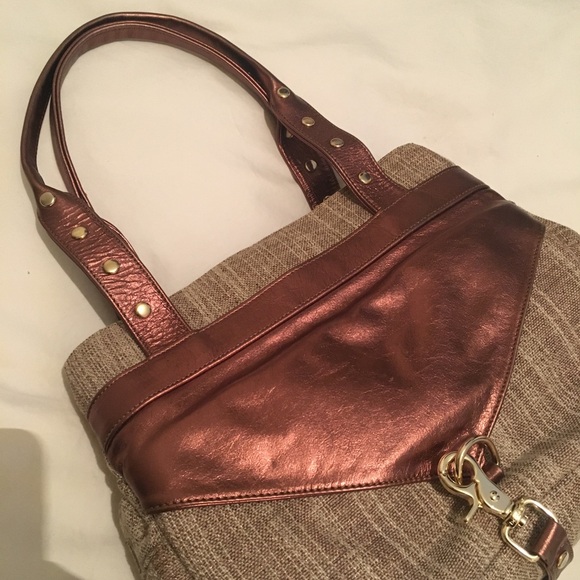 Botkier New York Linen Satchel Bag - Picture 7 of 13